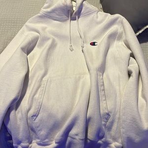 Champion White Hoodie